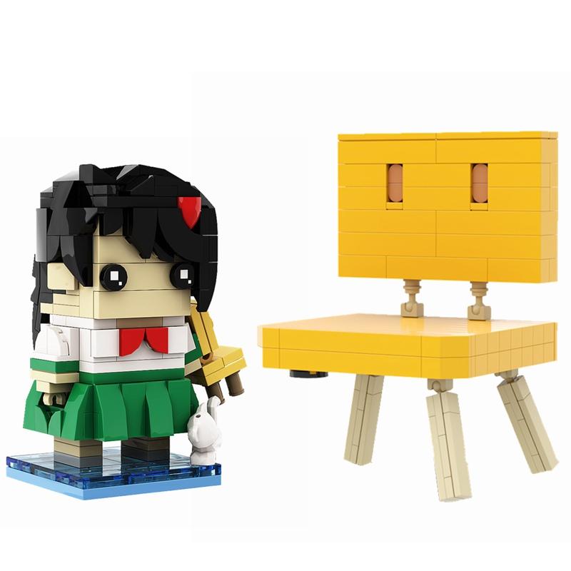 

Мультфильм аниме Suzumeds Sōta Munakata стул MOC фигурки набор строительных блоков наборы для детей подарки игрушки 119 шт.