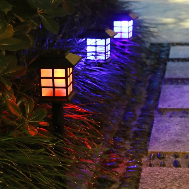 2 Pack Solar Pathway Lights, Outdoor Solar Lamp Waterproof Landscape Lighting for Garden,Yard,Patio,Walkway,Driveway Decor