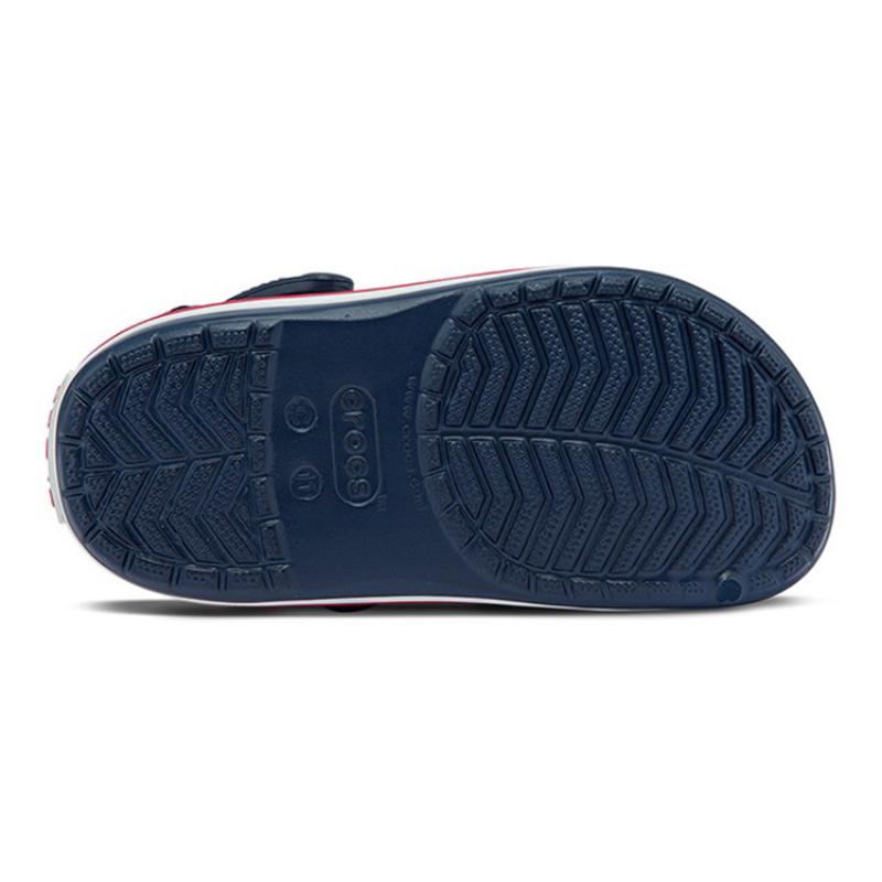Crocs Crocband Casual Hole Sandals Blue Red Children's Model