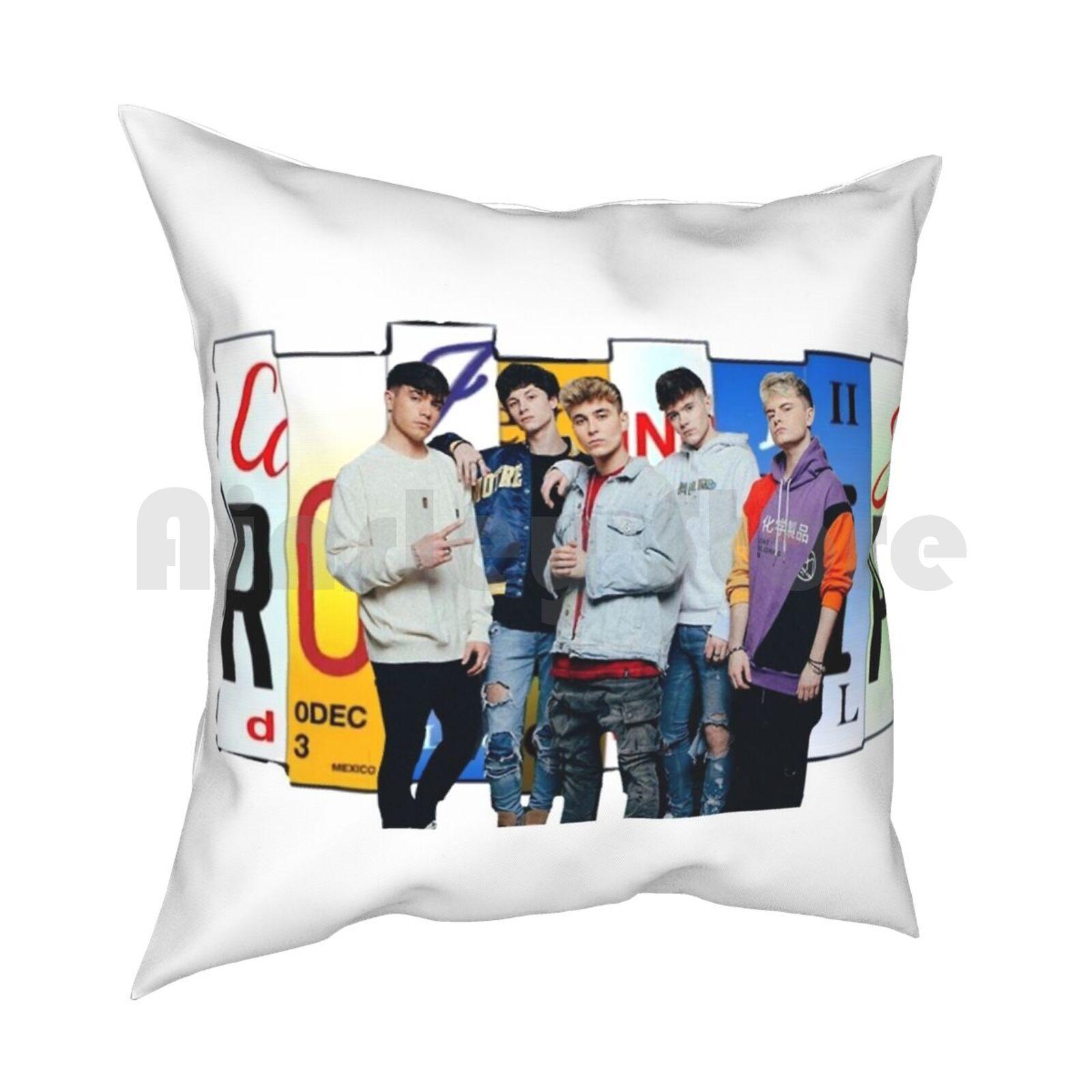 Roadtriptv Pillow Pillow Case Printed Home Soft DIY Pillow Cover Roadtriptv Roadtrip Rttv Andyfowler Ryebeaumont 30x30cm 12x12in