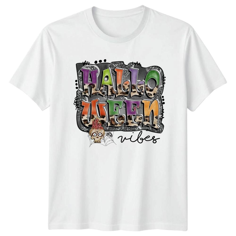 Halloween Vibes Unisexs TShirt Spooky Season Halloween Halloween Gift For Her S