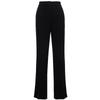 VEROMODA Women's Mid-Waist Slit Straight-Leg Trousers