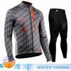 2025 Pro Team Winter Thermal Fleece Cycling Jersey Set Long Sleeve Bicycle Clothing Mtb Bike Wear Maillot Ropa Ciclismo Cycling