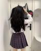 QOOLY Cute Sleeveless Knit Sweater Set for Junior High School Perfect for and Khaki Long Size Students, Welcome/Farewell Parties, Graduations, More.
