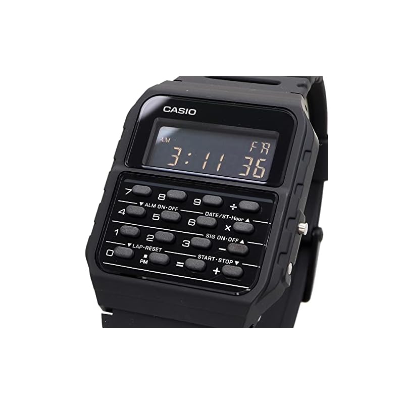 Casio Standard CA-53WF-1B Calculator Watch with Calculator Function (Overseas Model) [Used]