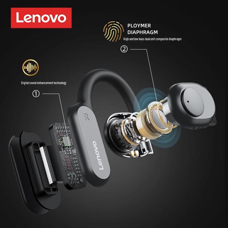 Lenovo Open-Ear Bone Conduction True Wireless Bluetooth Headset