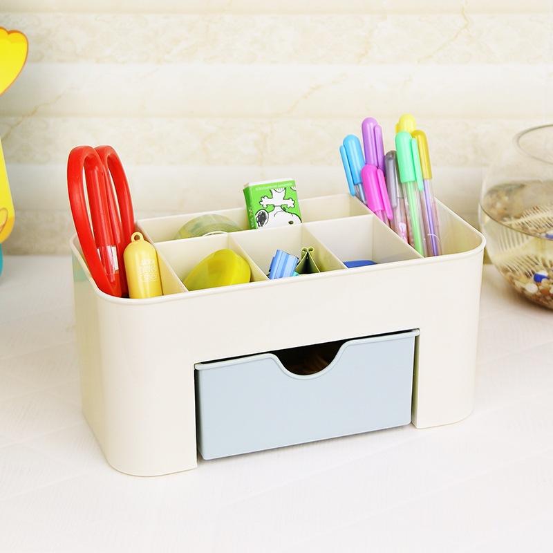 Desktop Storage Box Cosmetics Makeup Storage Drawer Type Box Saving Space Makeup Organizer