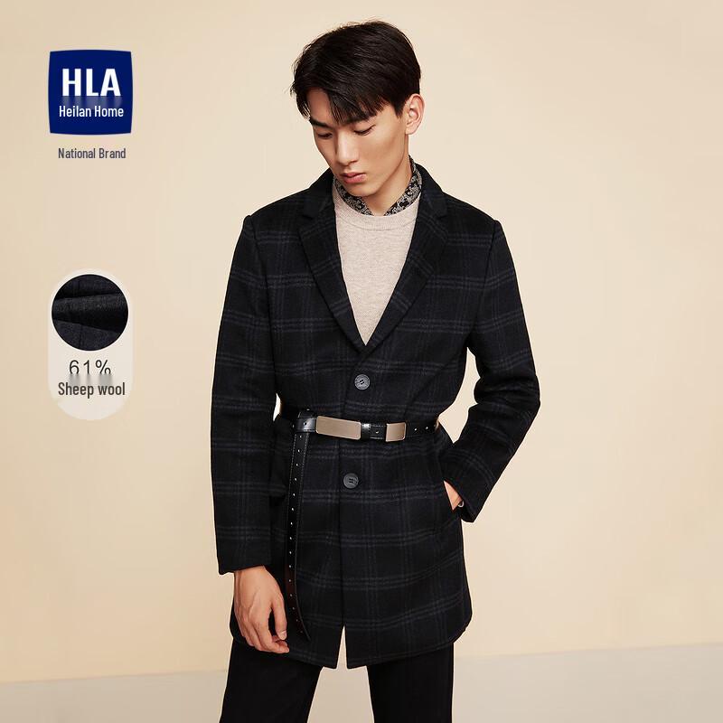 

Мужское клетчатое пальто оверсайз из смесовой шерсти 170(48) (Suggested 115-130 jin)