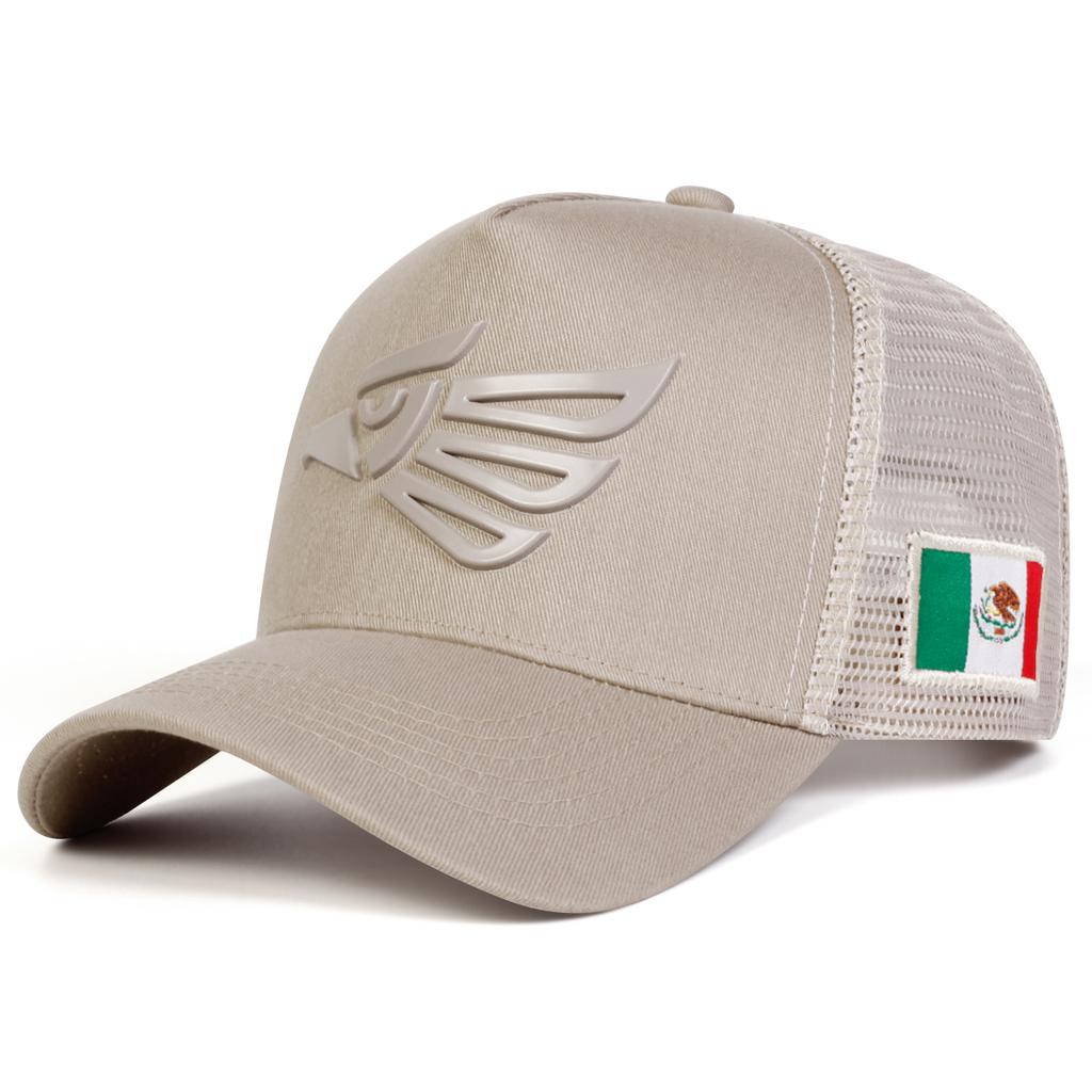 Unisex Mexican Eagles Decoration Adjustable Breathable Mesh Baseball Hat Hip Hop Caps Spring Summer Outdoor Sport Travel for Women Men