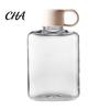 Gym Workout Water Bottle Portable Tritan Flat Bottle, Lightweight Slim Design, Large Hydration Container Capacity Leakproof Kettle, for Outdoor Hiking