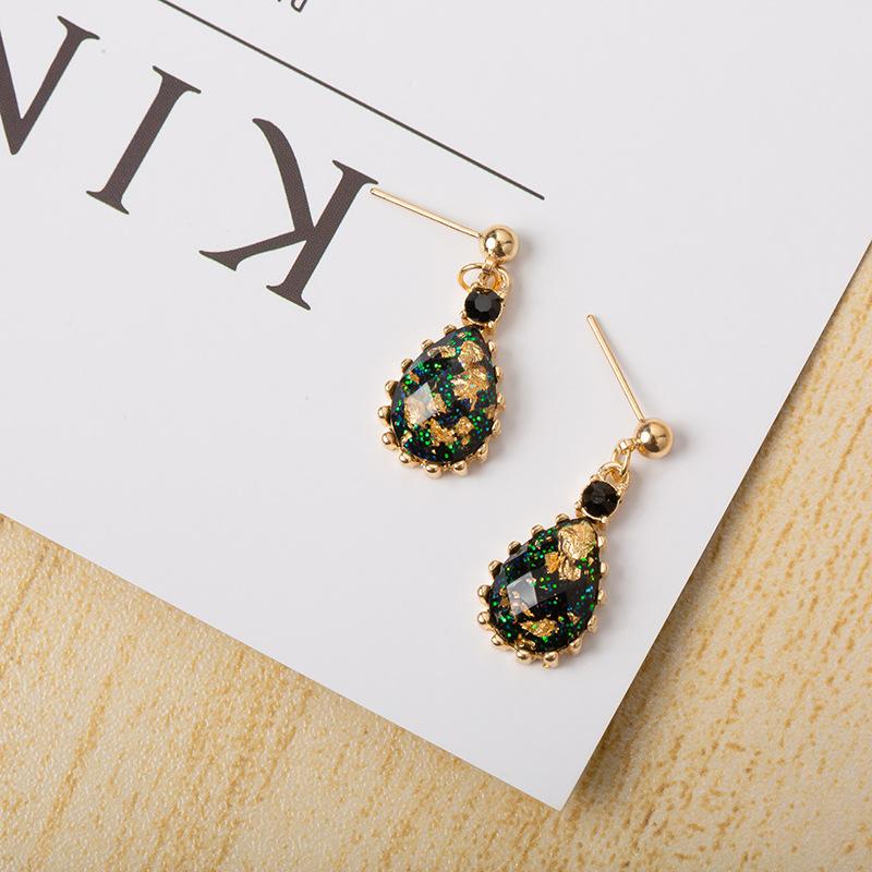 Meier S925 sterling silver needle zircon stud earrings - korean style, trendy, and forest-inspired