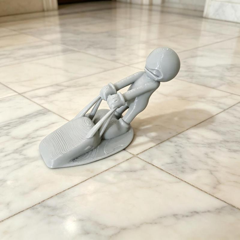 1Pcs Cute Decorative Door Stopper, Flexible And Movable Door Stopper, Anti Slip Base To Protect Walls,Home Decoration