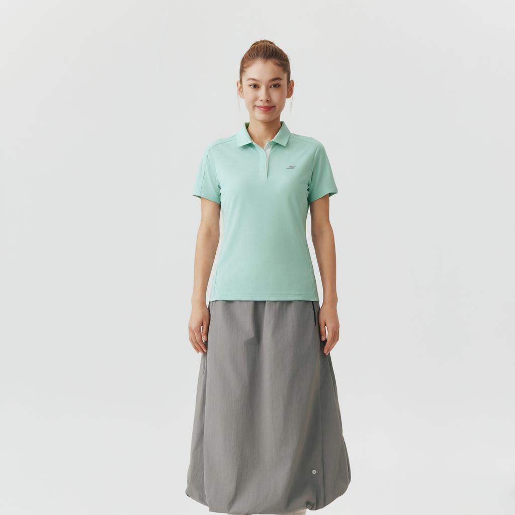 Skechers Solid Color Polo Shirt Women tops P226W007-02KN