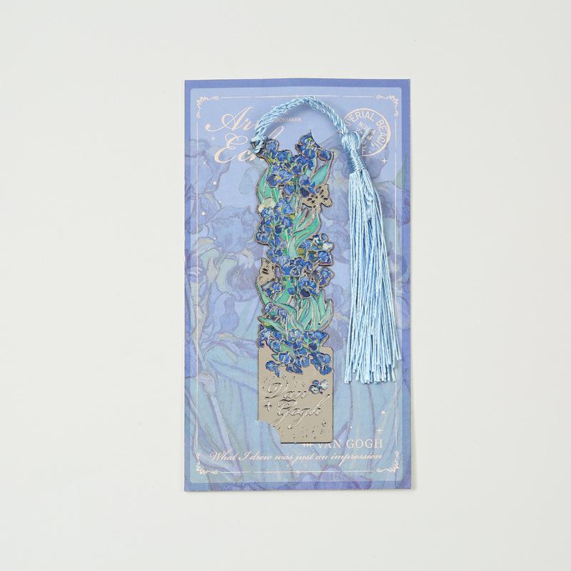 

Bookmark 1 Pc Vintage Painting Metal Hollow Bookmark with Book Club Reader Friend Friend Teacher Student