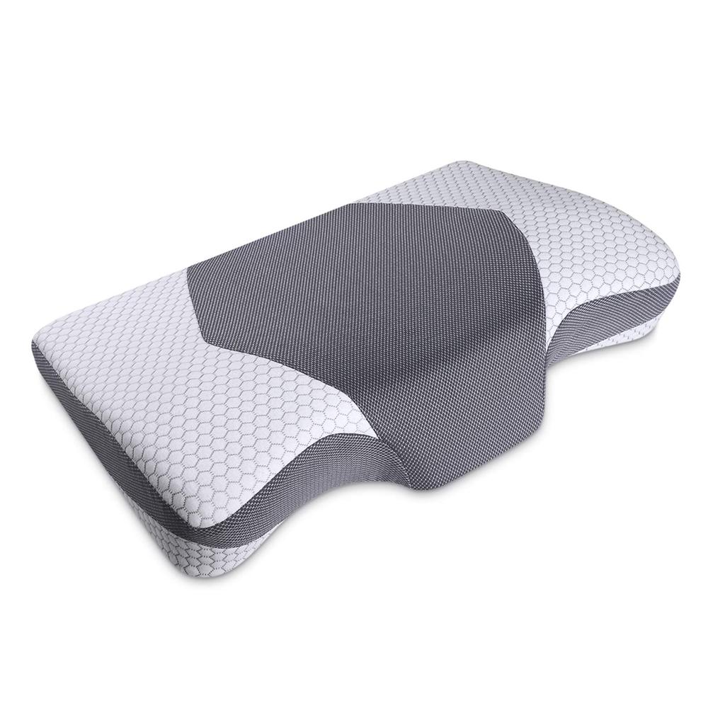 This Memory Foam Pillow Gently Supports Your Head, Neck, and Shoulders, Perfect for Back and Side Sleeping. It Stabilizes Your Neck and Shoulders,