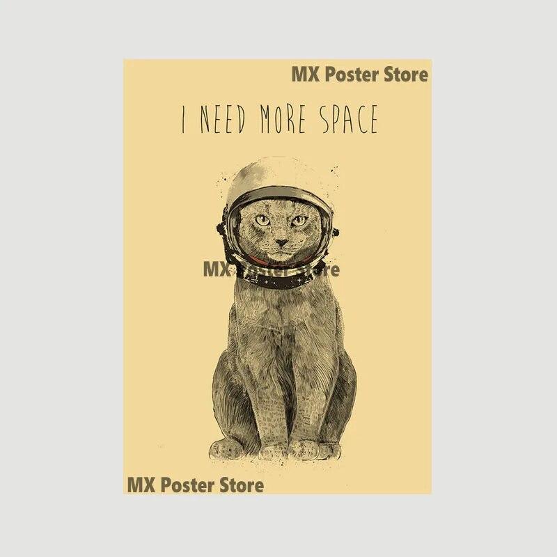 

Декор для детской комнаты, портреты животных, настенный постер, панда, лев, тигр, собака, художественные принты, фреска в стиле ретро, ​​крафт-бумага, украшение для дома, живопись 30x21cm