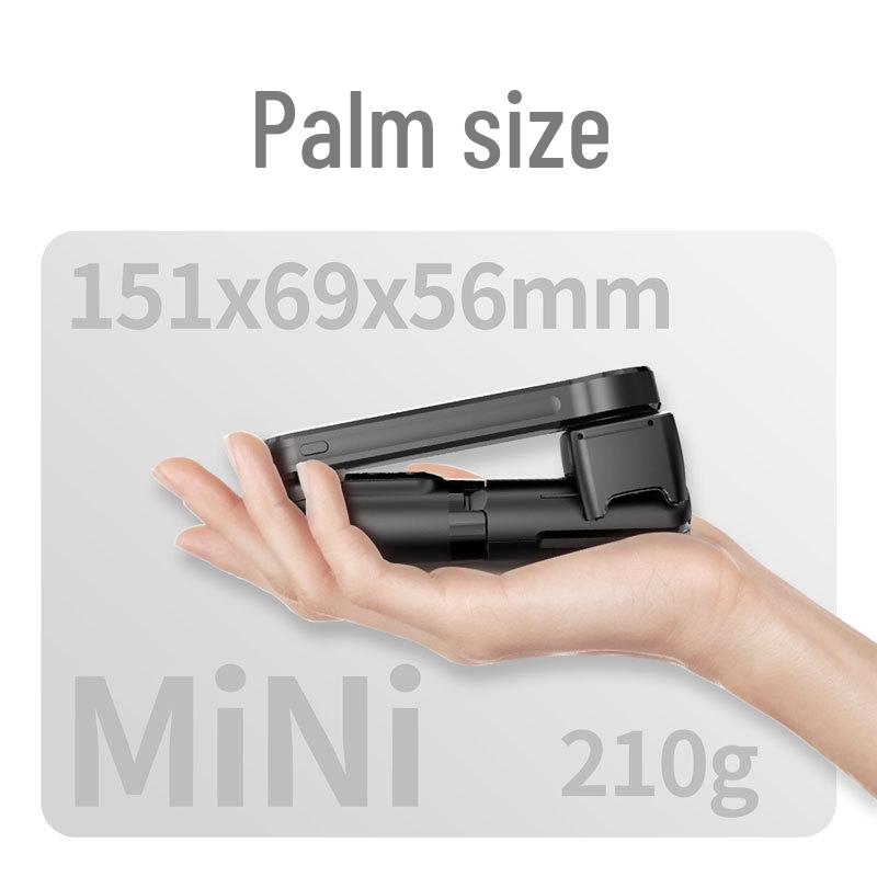 Handheld Bluetooth Selfie Stick with Beauty Fill Light & Anti-Shake VLOG Gimbal