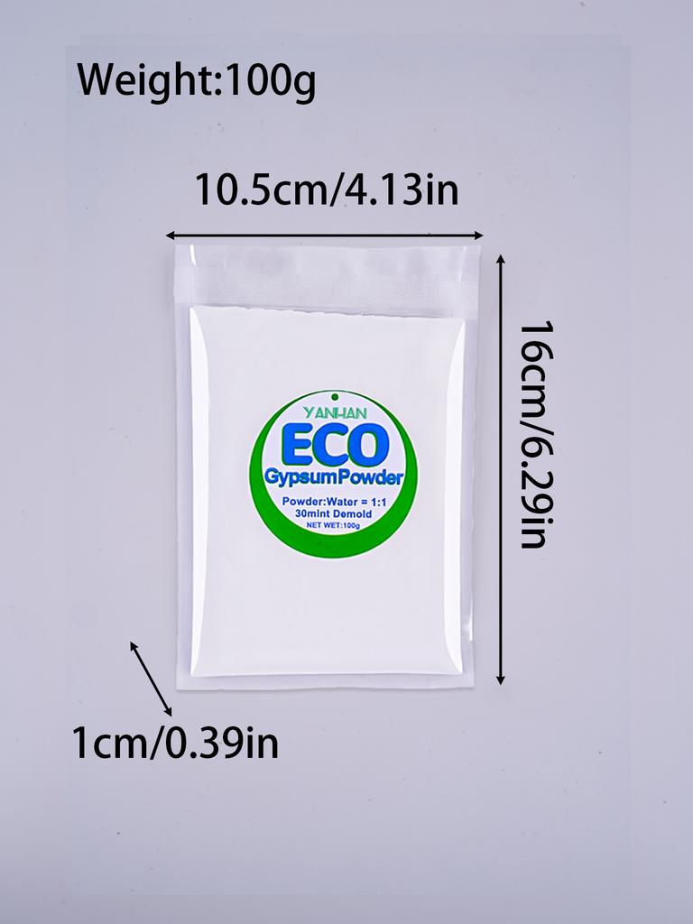200g/500g/1000g High Density Gypsum Powder Resin Casting Powder DIY Cement Clay Plaster Doll Handmade Crafts Making Material