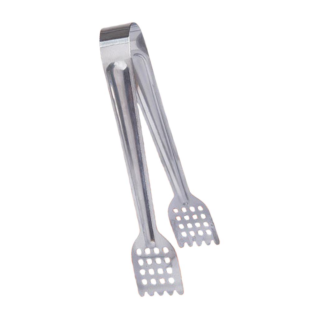 Rostbeständige Brotklemme Edelstahl Ergonomischer Griff Lebensmittelzange für Outdoor-Grill-Enthusiasten Küchenzubehör