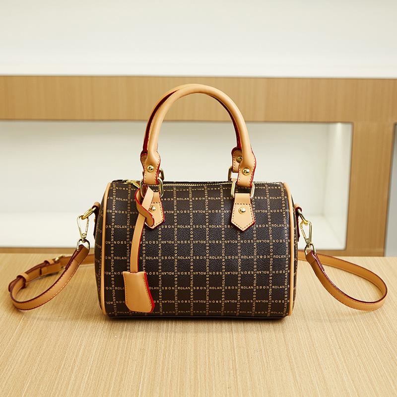 

Новая модная сумка-тоут высокого класса, нишевая повседневная сумка для поездок на работу, простая клетчатая женская сумка абрикосовый