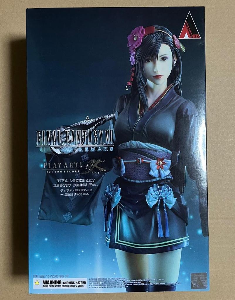 [USED] FF7 Remake Play Arts Kai Tifa Lockhart Exotic Dress Ver.