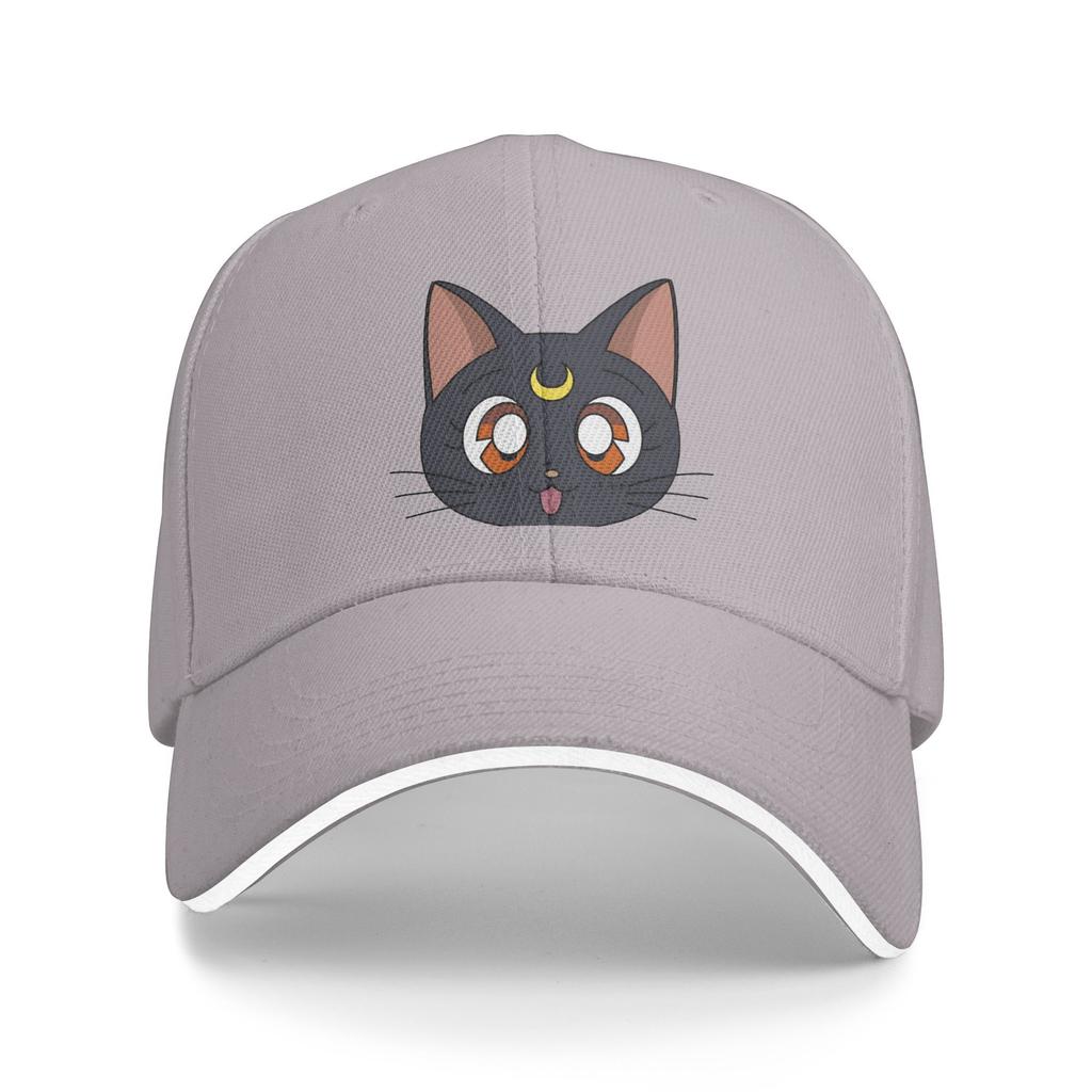 Sailors Moons Luna Girls Anime Merch Unisex Women Baseball Cap Trucker Hat Fashion Outdoor Headwear Adjustable Sun Cap