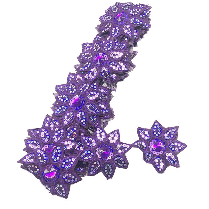 Nastro In Pizzo Dorato Con Perline E Paillettes 4,6 Metri, Passamaneria Per Cucito, Decorazioni Abiti E Confezioni Regalo