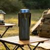 Outdoor Bottle Holder Bag for Camping Hikes and Travel, Drawcord-Top Drink Sleeve, 23 x 9cm Open Net Design Use Daily