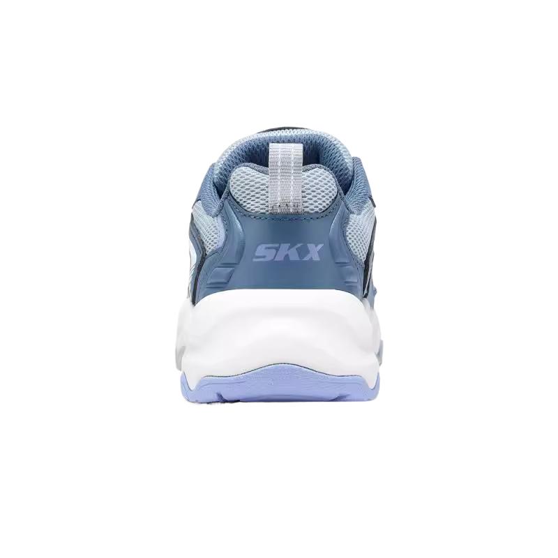 Skechers Kids Versatile Simple Fashion Non-Slip Low-Top Training Shoes Kids sneakers Blue 405292L-BLU