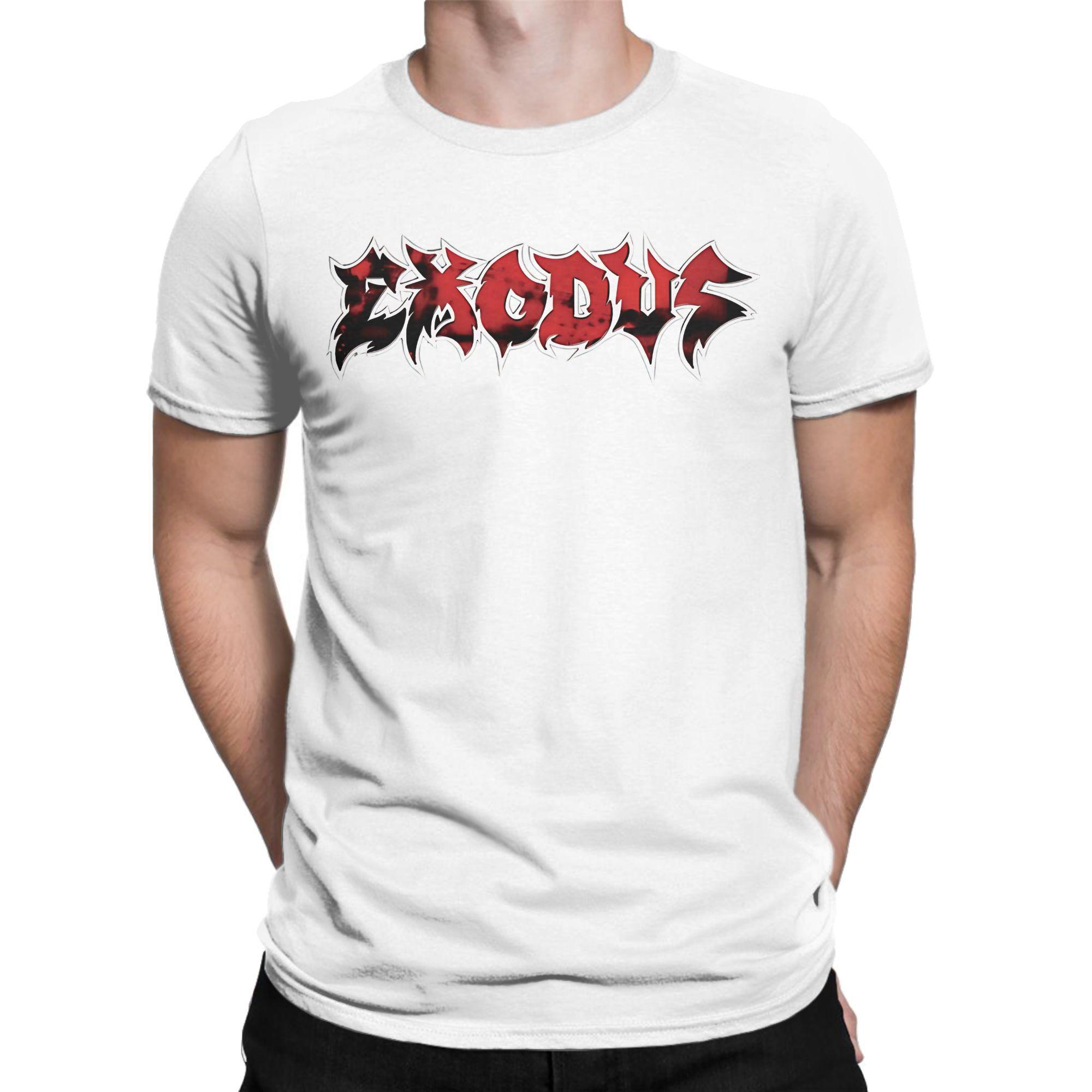 

Men Women Graphic Printing Heavy Metal Exodus Tee T Shirt 100% Cotton T-shirts Clothing S