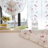 2026 Flower Embroidery Pulling Curtain Window Screen Lace Curtains, Lifting Curtains, Partition Curtains, Balloon Curtains