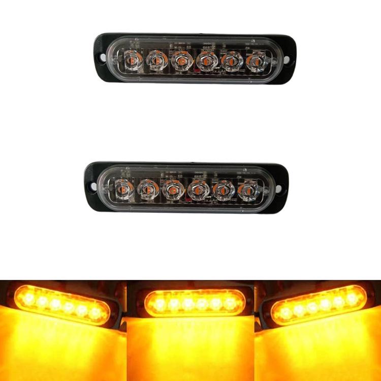 Truck 6-LED Strobe Warning Side Light (12-24V) 