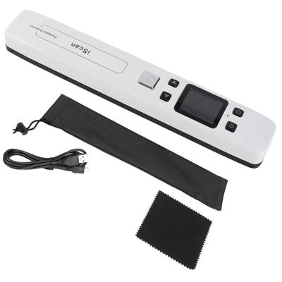 Scaner portabil JPEG PDF A4 Dimensiune 300 600 1050 DPI Scaner de documente monocromatic Mod culoare pentru