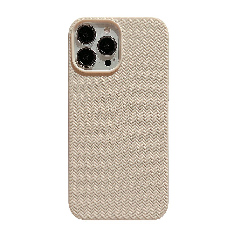 Colored Autumn and Winter Solid Weave Pattern Phone Case For For Iphone 14 13 12 11 Pro Max X XR XSMAX 7 8 Plus New Products