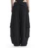 Teulimingbeodeu Utility Belted Cargo Sweat Pants [ Black ]