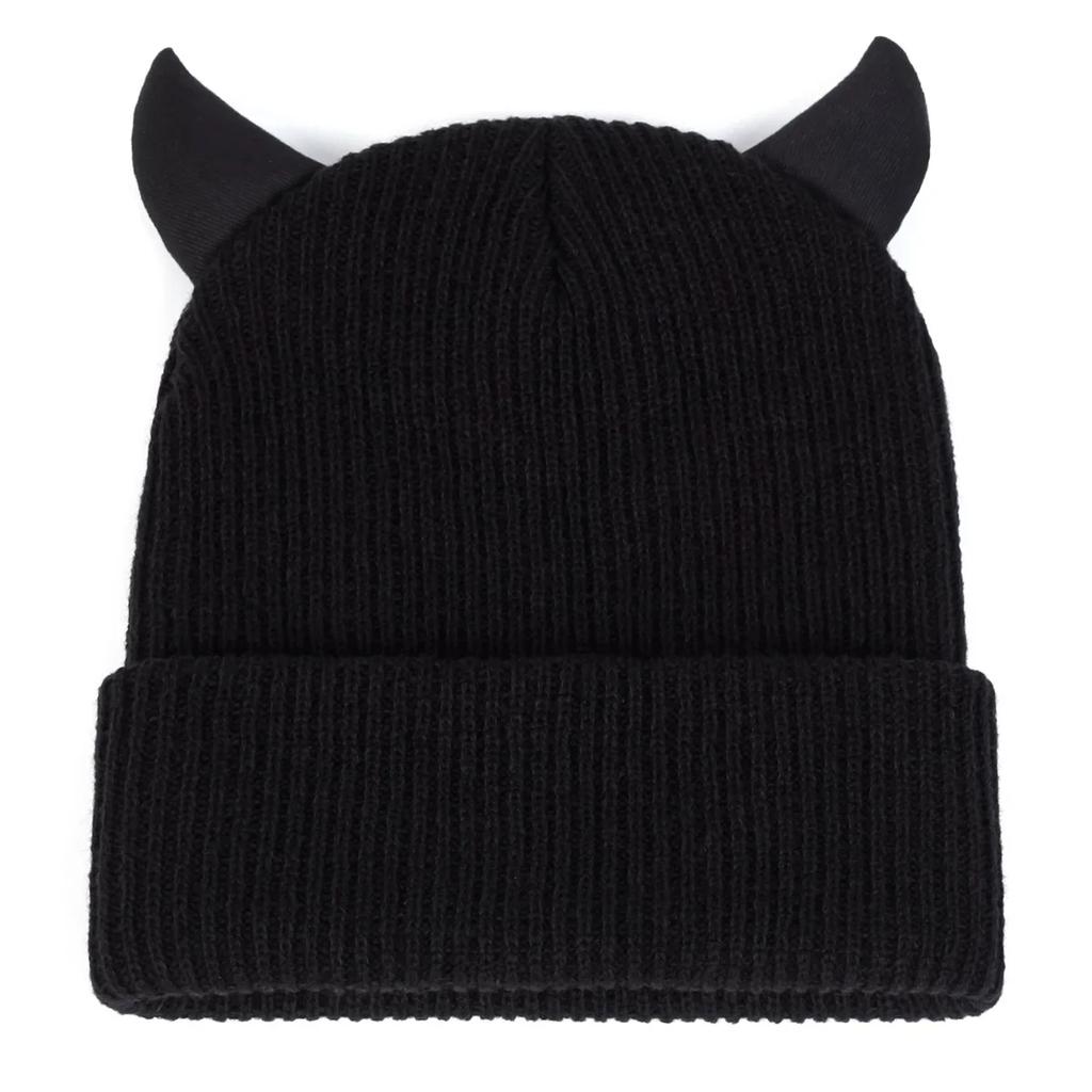 Hat Beanie Cap Style Street Urban Style Street Style Hop Hip Hat Warm Winter Beanies Horn Bull Neutral Gender Women  Men For Caps For Women Men
