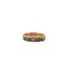 Exquisite High-End Green Enamel Fairy Ring with Niche Craft Design