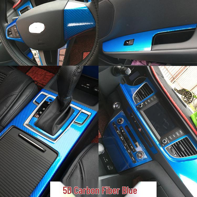 Hyundai Mistra 2014-2019 Наклейка-обертка из углеродного волокна для интерьера, накладка на рычаг переключения передач