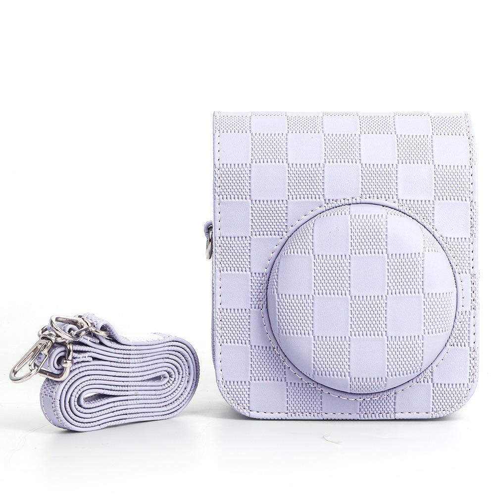 [Film Lab] Instax Mini 12 PU Leather Camera Case Soft Protective Case with Strap CAA45