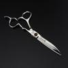 6.0-inch Mizutani FM-20 Silver Black Hairdressing & Barber Scissors Set
