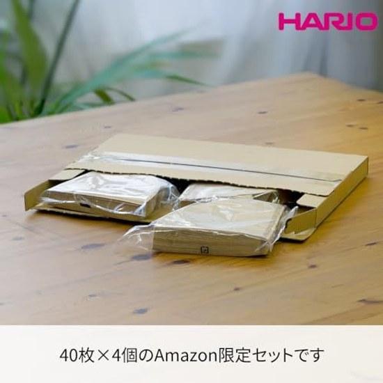 HARIO V60 Coffee Filter 1-4 Cups 160 Sheets 40 X 4 Packs Made Japan FSC Certified Product Paper 02 M Misarashi VCF-02-40M-4S-AZ+