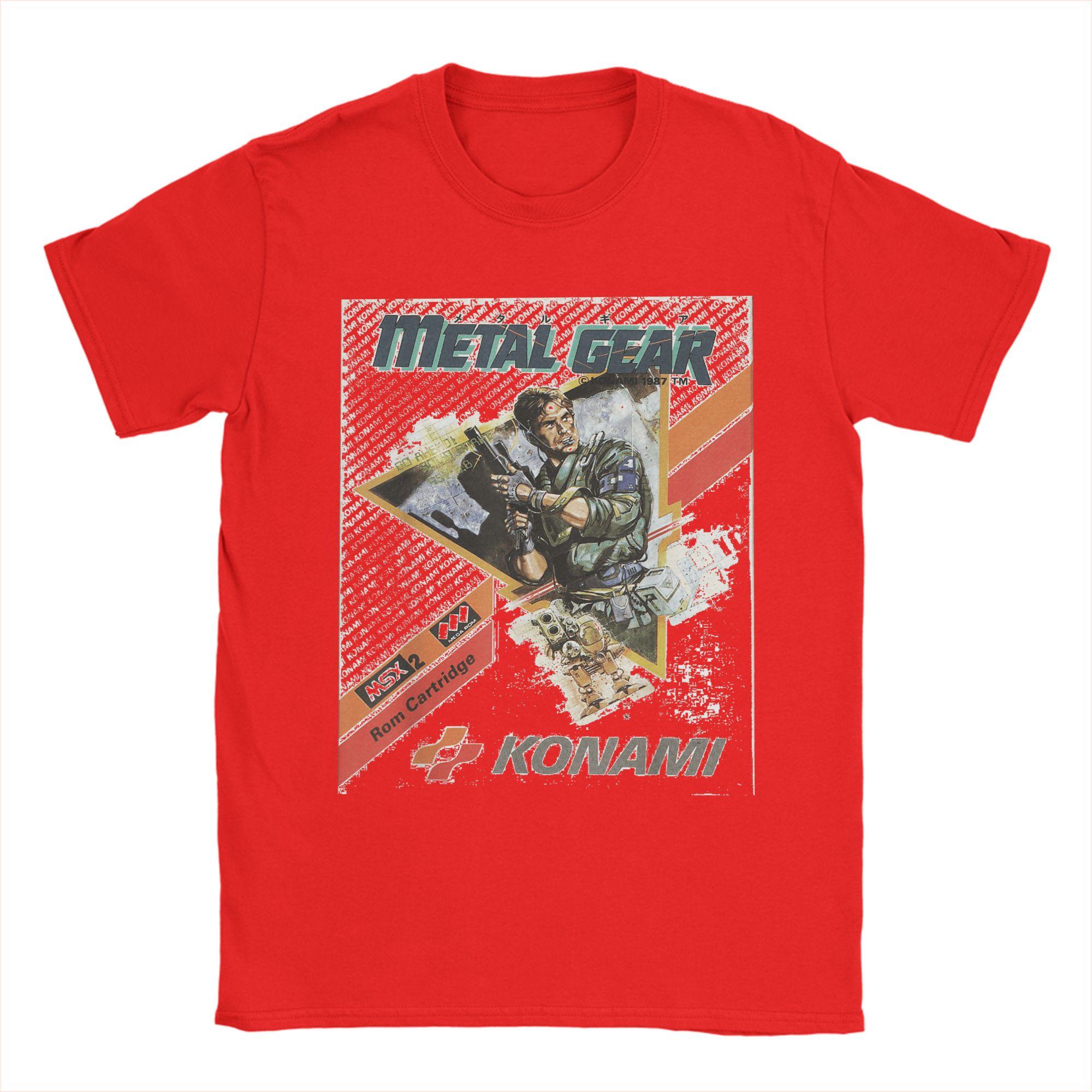 

Metal Gear Box Vintage Game 100 Cotton T Shirt For Man Streetwear T Shirts Crew Neck Harajuku Tees Oversized Dropshipping Tops S