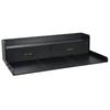 VEVOR Washer Dryer Countertop with Shelf, 137 X 69.9 Cm Wooden Washer and Dryer Topper with 2 Drawers & Hooks