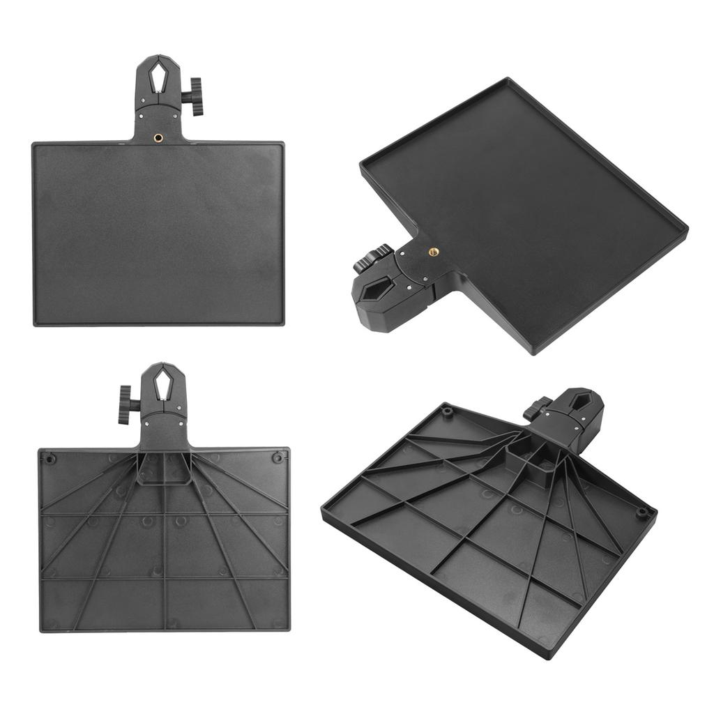 Equipo de Grabación Profesional Bandeja para Soporte de Micrófono Para Soportes de Micrófonos Soportes de Mezcladora Carga de 2 kg Durabilidad Construcción ABS