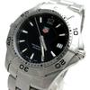Used TAG Heuer Aquaracer Men's Black Dial WAF1110 Watch Aquaracer Box Quartz Working Item