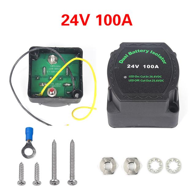 140A Battery Isolator parallel for camper batteries Charging relay VSR 12V Split For Car RV's Boat Marine Camper Truck