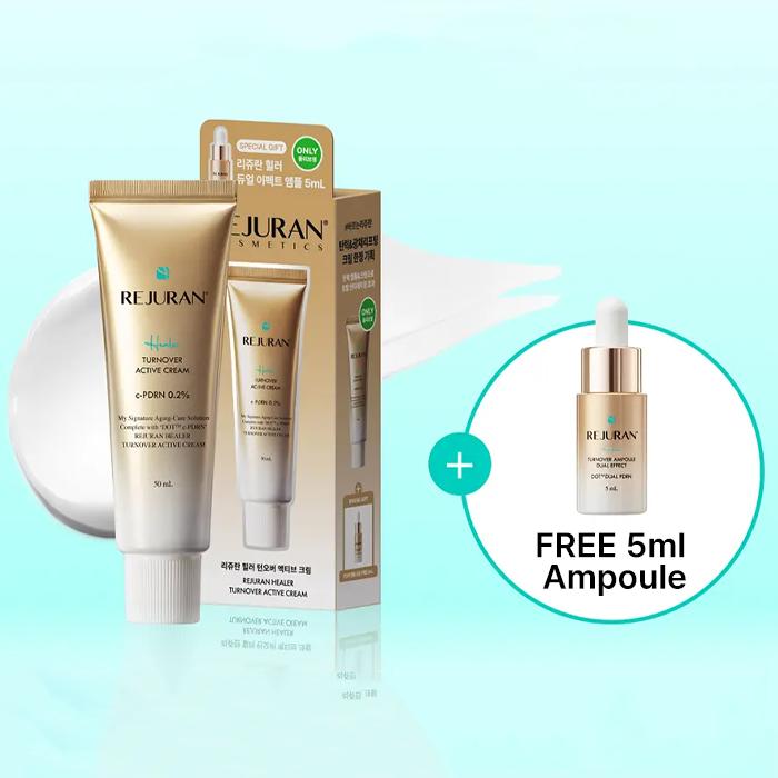 REJURAN Healer Turnover Active Cream 50 ml (+ FREE 5 ml Ampoule)