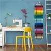 Wall Mount Vinyl Storage Organizer Rolls Holder Wall Hang Pocket Door Hanging Bag  Behind The Door
