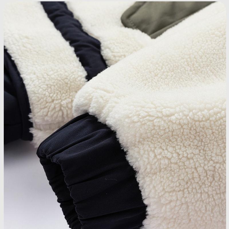 Thickened Rocker Velvet Cotton Clothing Men's Winter High-end Loose Cotton Clothes Trend Hooded Cotton Clothes Men Fashion Casual Jacket