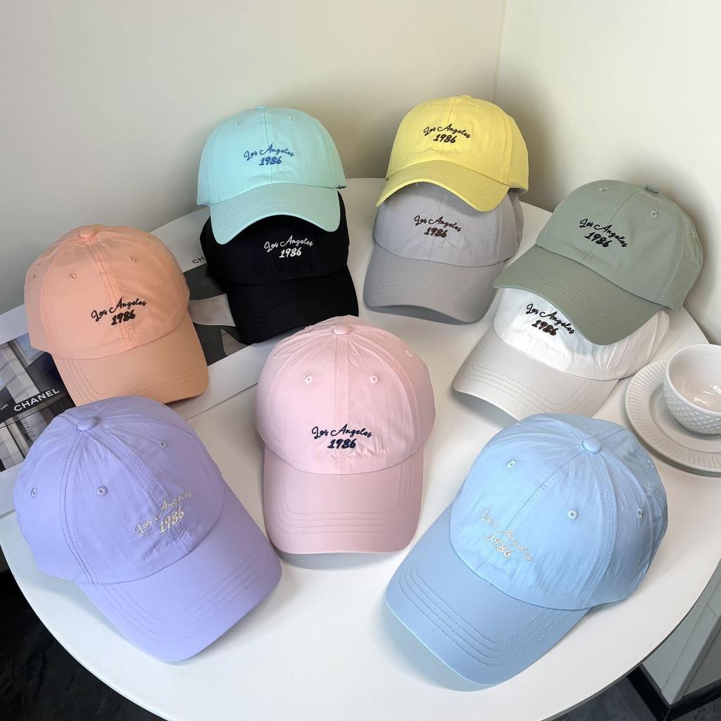 Summer Letter Embroidery Quick-Drying Baseball Cap Children Japanese Face Small Sunshade Sun Protection Cap Men